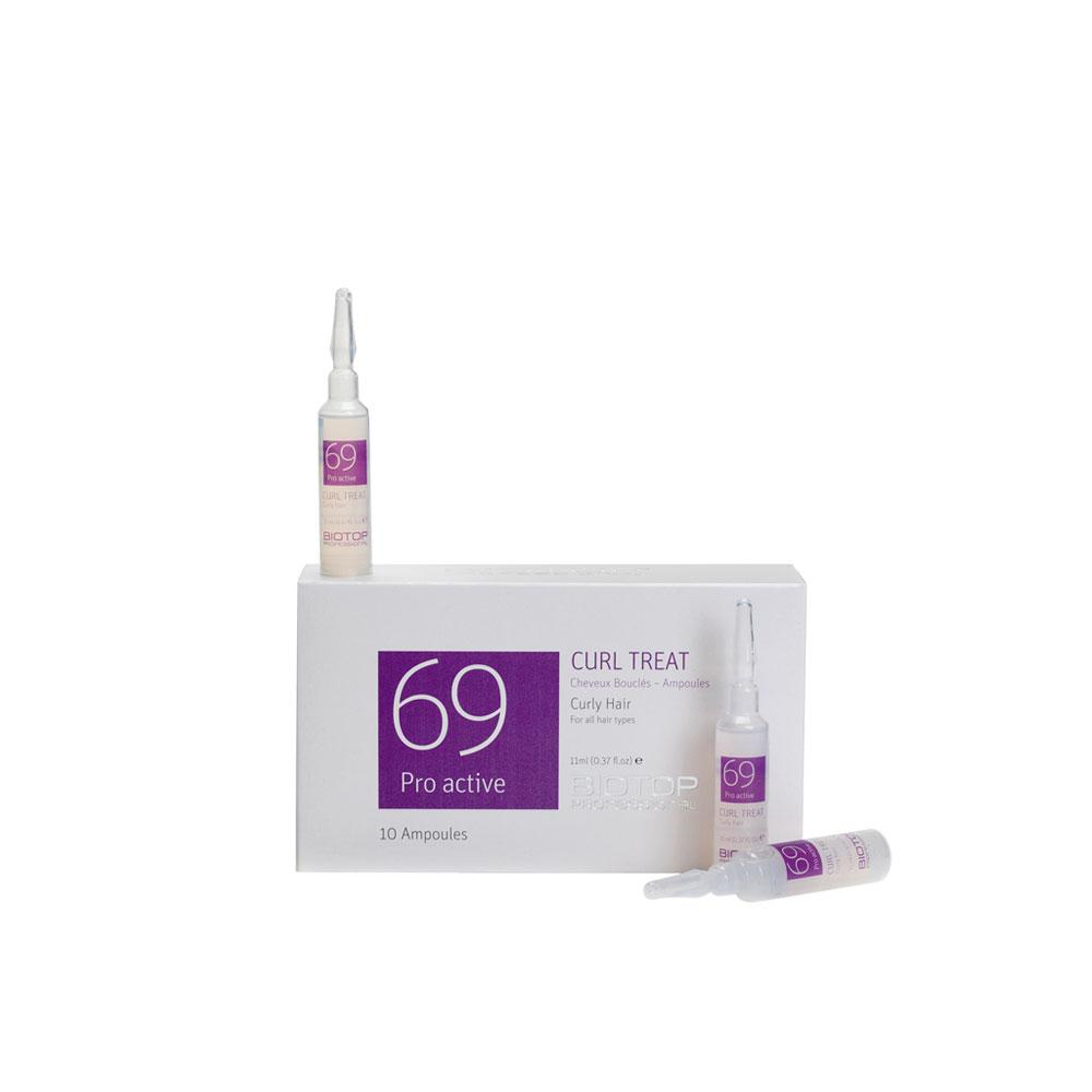 Biotop Professional 69 Pro Active Curly Curl Treatment Ampoules