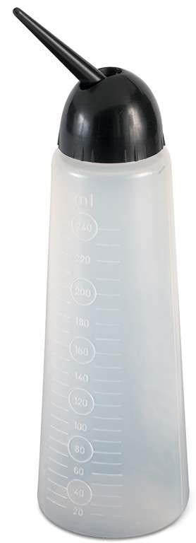Plastic clear applicator bottle