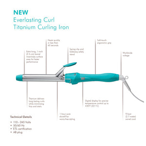 Moroccanoil Everlasting Curl Titanium Curling Iron