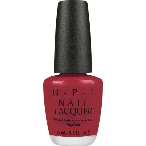 OPI Nail Lacquer, OPI Red, Red Nail Polish, 0.5 fl oz
