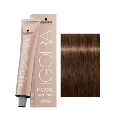 Schwarzkopf Igora Royal - 6-46 Dark Blonde Beige Chocolate Nude Tone - Schwarzkopf