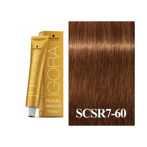 Schwarzkopf Absolute Igora Royal Dark Blonde Chocolate Natural 7-60