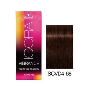Schwarzkopf Igora Vibrance - 4-68 Medium Brown Chocolate Red